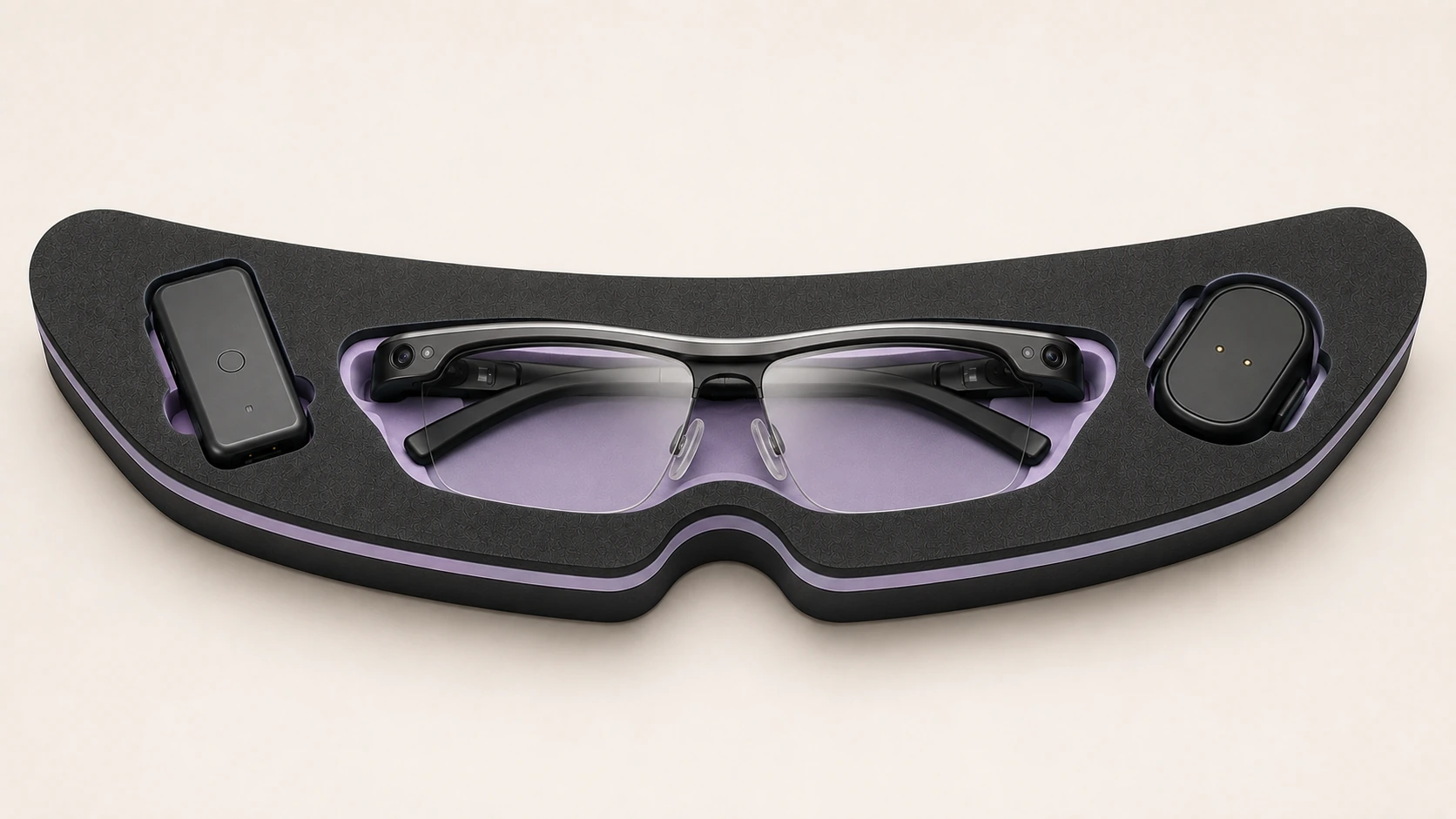 Smart glass insert