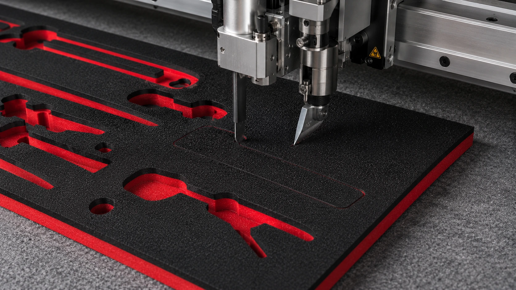 CNC Cutting Foam Silhouette