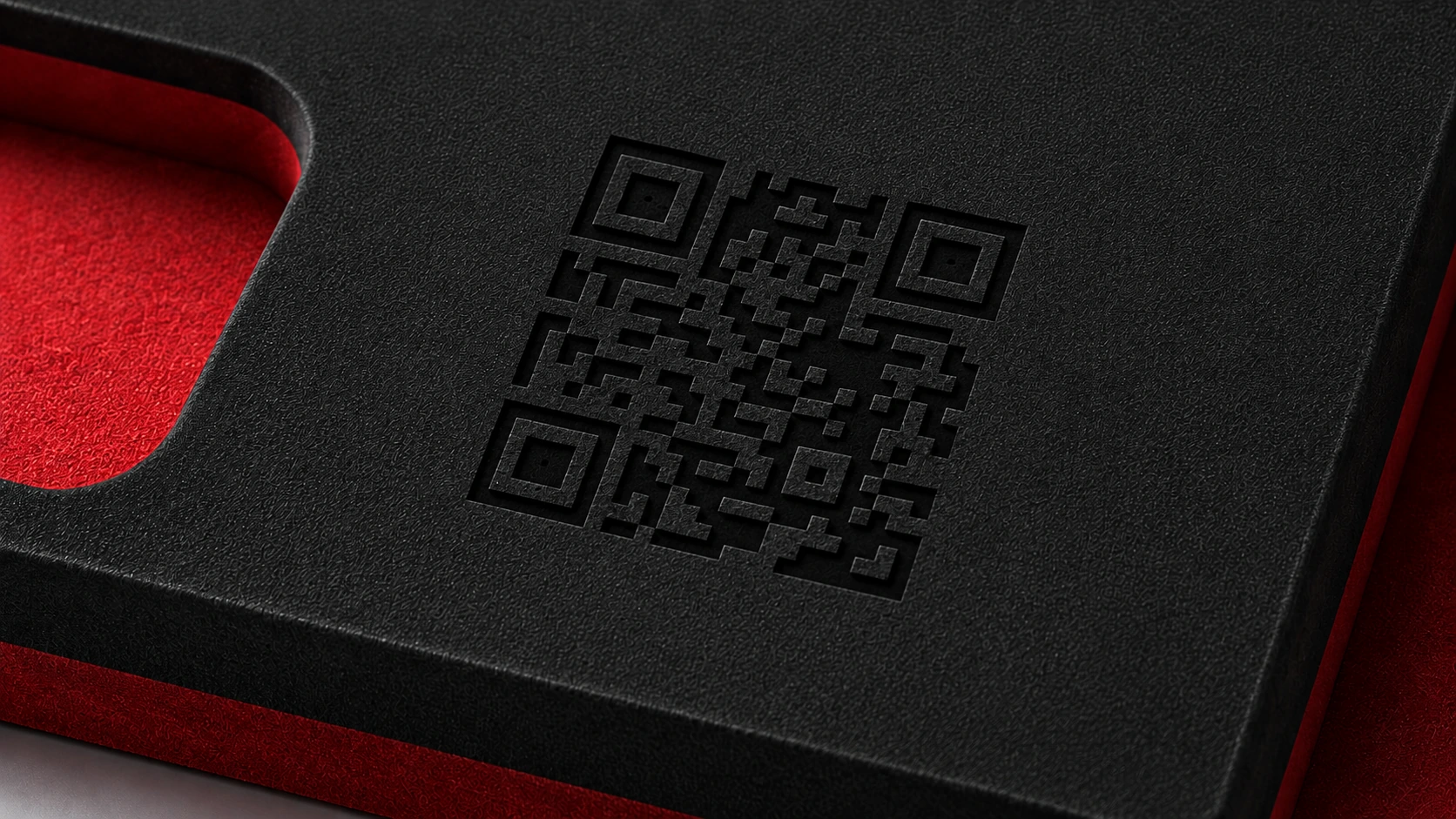 QR code on EVA foam using Laser Engraving
